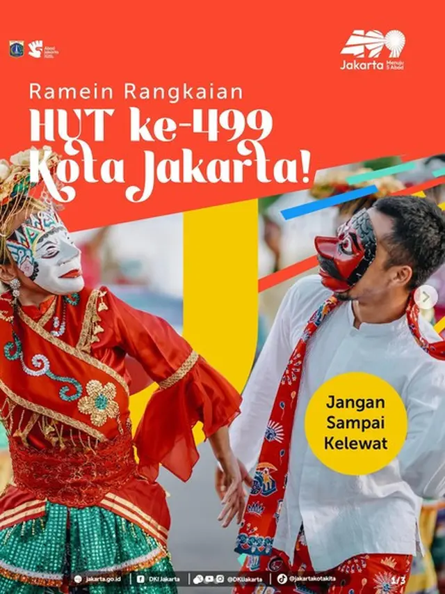 Rangkaian Acara HUT Jakarta ke-499