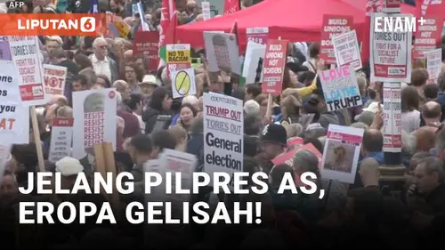 VIDEO: Kegelisahan di Eropa Jelang Pilpres Amerika