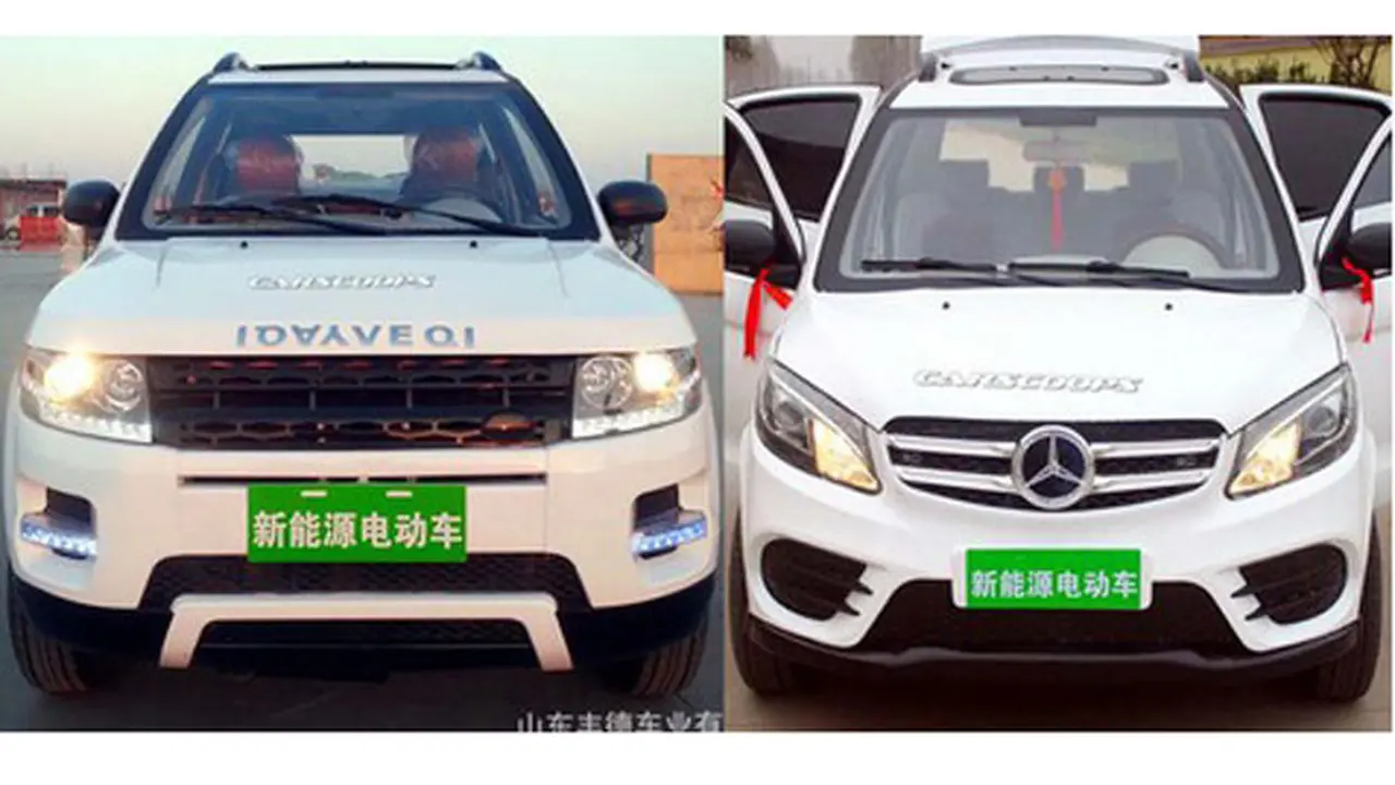 Pabrikan Cina kembali menjiplak desain mobil mewah