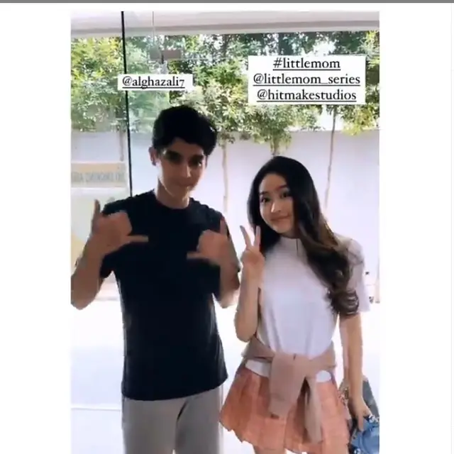 Main Series Bareng, Ini 6 Potret Natasha Wilona dan Al Ghazali di Balik Layar