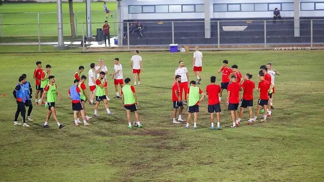Latihan Timnas Irak.