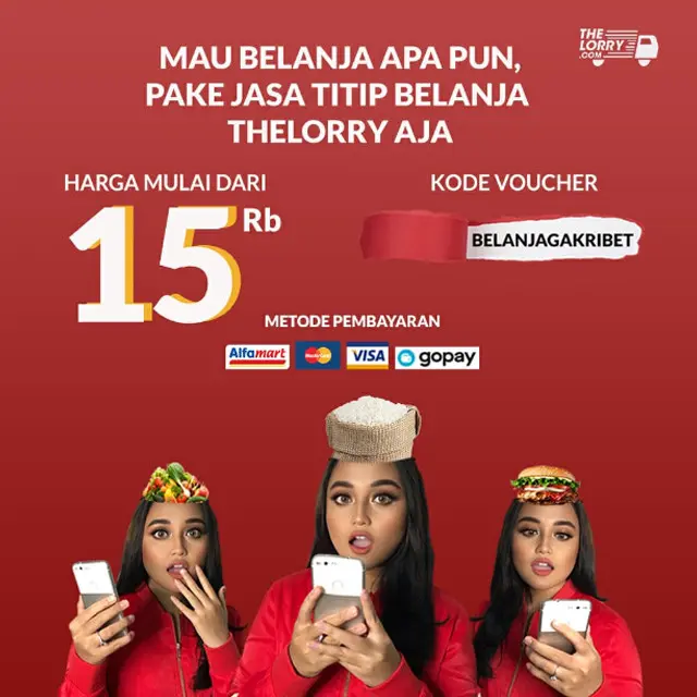 Mau belanja apa pun, pakai jasa titip belanja TheLorry aja.