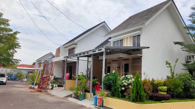 Investasi hunian atau perumahan menjadi salah satu pilihan aman ditengah suasana covid-19. Foto (Liputan6.com / Panji Prayitno)