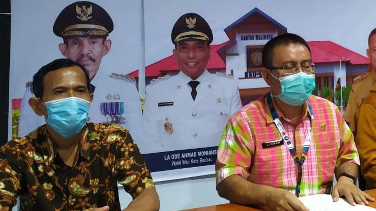 Jubir Satgas Penanggulangan pandemi Covid-19 Kota Baubau, dr Lukman.