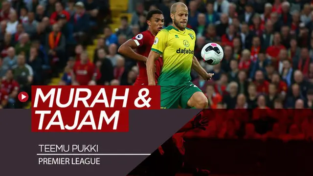 Berita video striker Norwich City, Teemu Pukki, menjadi penyerang murah yang kini sedang tajam di Premier League 2019-2020.