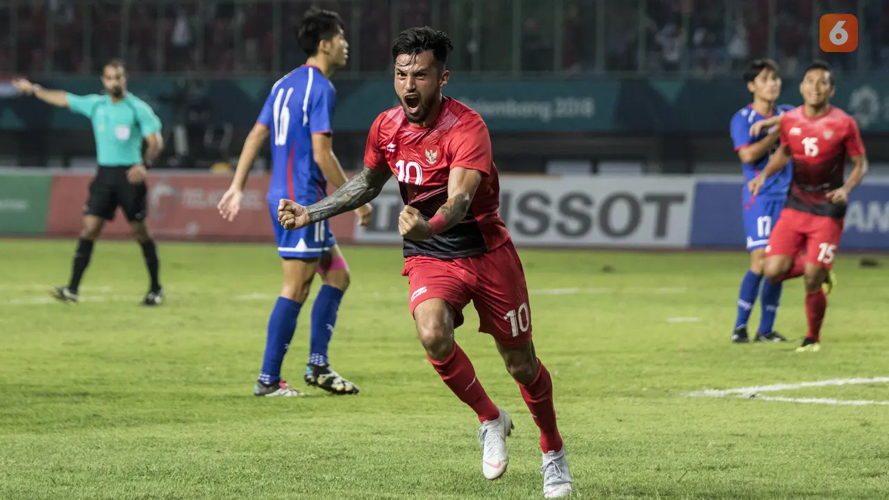 Sepak Bola : Indonesia Vs Chinese Taipei