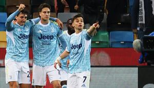 Juventus memetik kemenangan 1-0 atas Udinese pada laga pekan ke-29 Serie A di Bluenergy Stadium, Minggu (15/03/2026) dini hari WIB. (Andrea Bressanutti/LaPresse via AP)