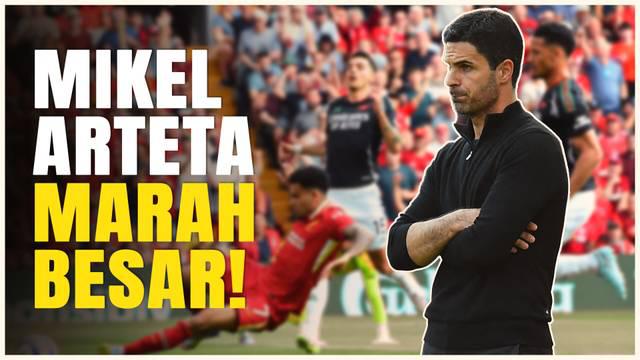 Arsenal tertinggal 0-2 lebih dulu pada babak pertama, sebelum akhirnya bangkit dan mencetak dua gol untuk mengakhiri laga di Anfield dengan skor imbang 2-2.