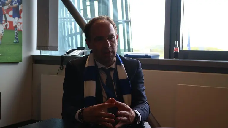 Kepala pemasaran Schalke, Alexander Jobst. (Bola.com/Aditya Wicaksono).