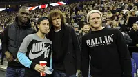 Para Bintang Sepakbola Liga Inggris Hadiri Laga 2 Tim NBA