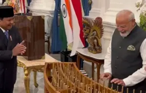 Presiden Prabowo Beri Angklung kepada Perdana Menteri India Narendra Modi, Momen Diplomasi Budaya