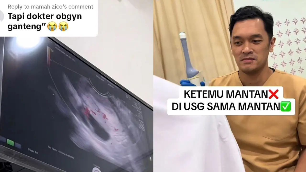 Momen canggung seorang wanita diperiksa oleh dokter Obgyn yang ternyata mantan pacarnya.