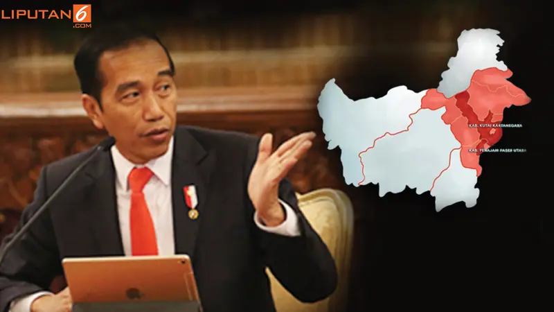 Banner Infografis Ibu Kota Baru Indonesia di Kalimantan Timur