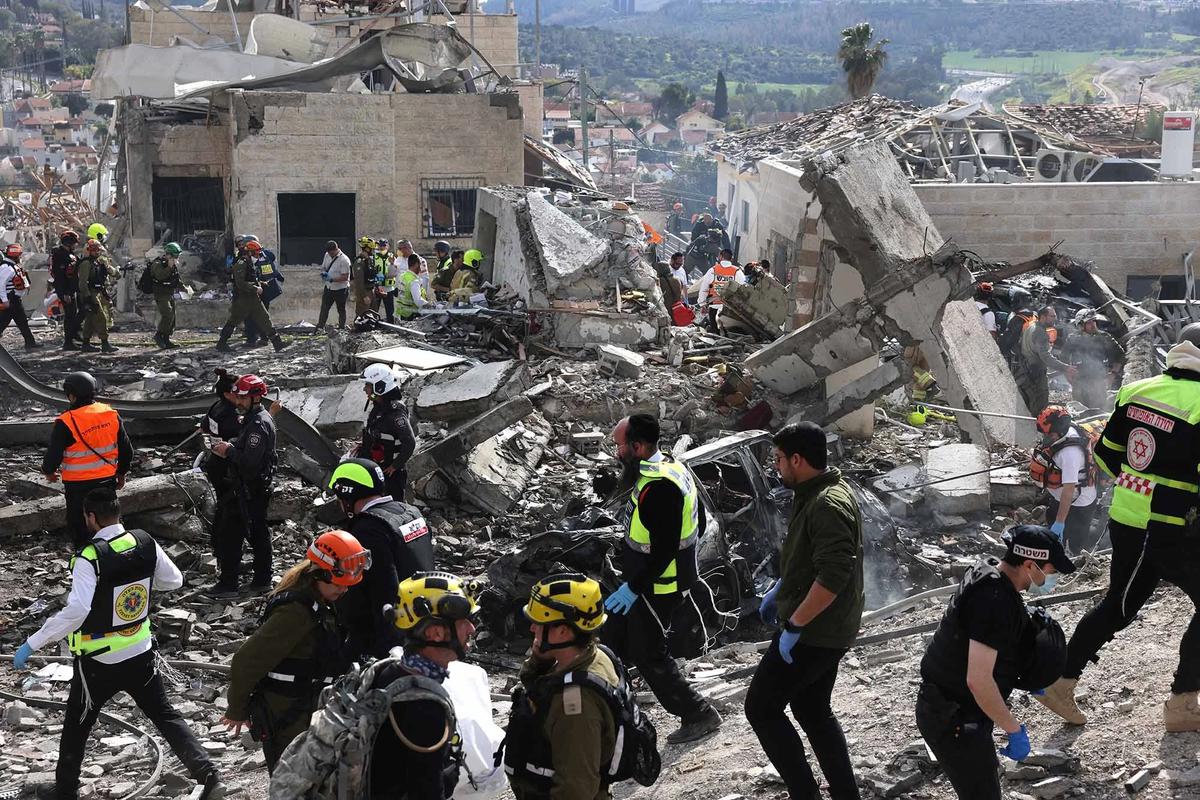 FOTO: Rudal Iran Hantam Permukiman Bet Shemesh Israel, Sembilan Orang Tewas