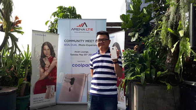 Kim Chen, Country Manager Coolpad Indonesia . Liputan6.com/ Agustinus Mario Damar