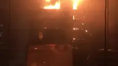 Kebakaran terjadi di Gedung Neo Soho, Jakarta Barat, Rabu (9/11/2016) malam.