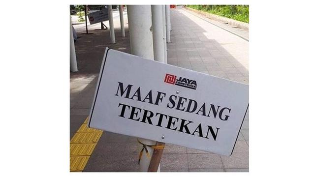 Pengumuman Enggak Penting di Tempat Umum Ini Kocak dan Sukses Bikin Mikir Keras