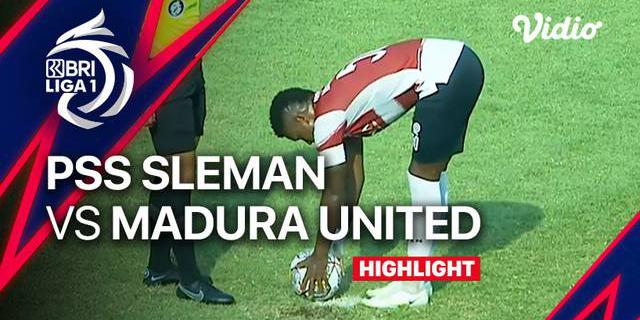 VIDEO: Highlights BRI Liga 1, Gol Tunggal Lulinha Antarkan Madura United Menang atas PSS Sleman