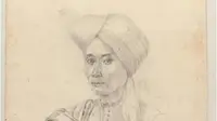 Sketsa Pangeran Diponegoro koleksi Rijkmuseim Jakarta (istimewa)