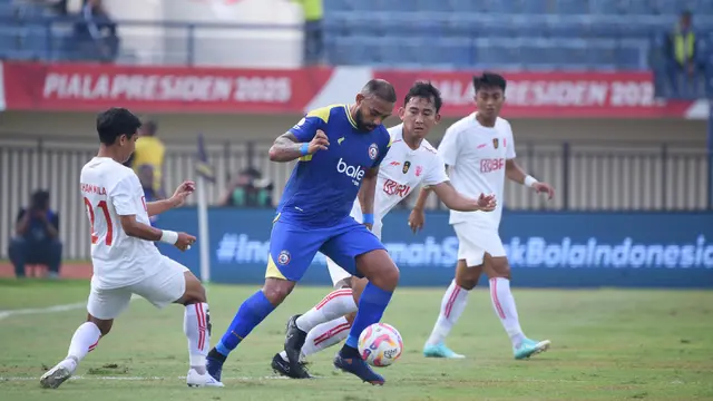 Dua Gol Penalti Liga Indonesia ALl Star Buyarkan Kemenangan Arema FC