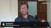 Mantan Menteri Koordinator Bidang Politik dan Keamanan (Polhukam), Mahfud Md. (YouTube Liputan6)