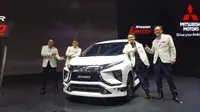 Mitsubishi Xpander edisi terbatas dikeluarkan di IIMS 2019, harga 276,6 juta. (Arief A/Liputan6.com)