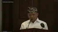 Gubernur Bali Wayan Koster Tegaskan Pemilik Vila sampai Hotel Dilarang Kuasai Pantai . foto: Youtube Pemerintah Provinsi Bali