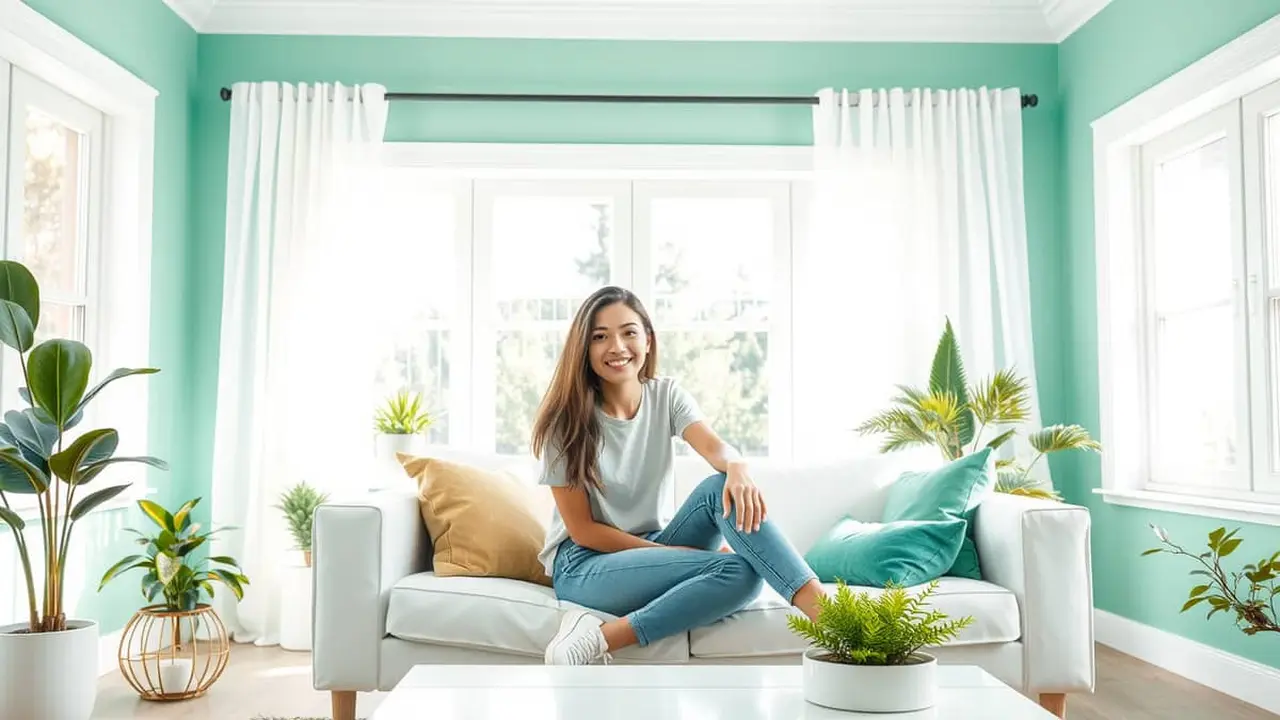 cat warna hijau cocok dengan warna apa