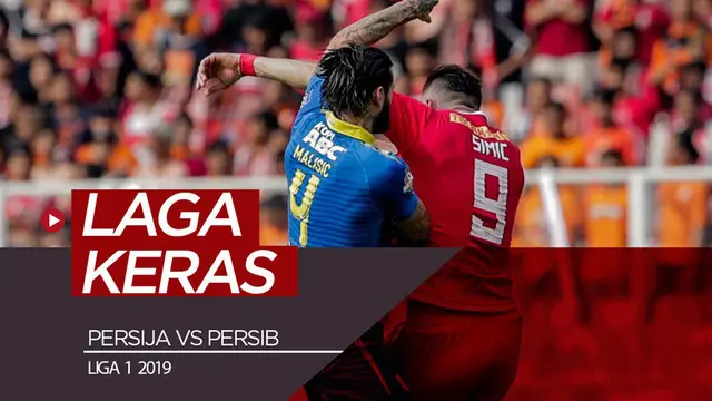 VIDEO: Kerasnya Laga Persija Vs Persib di SUGBK