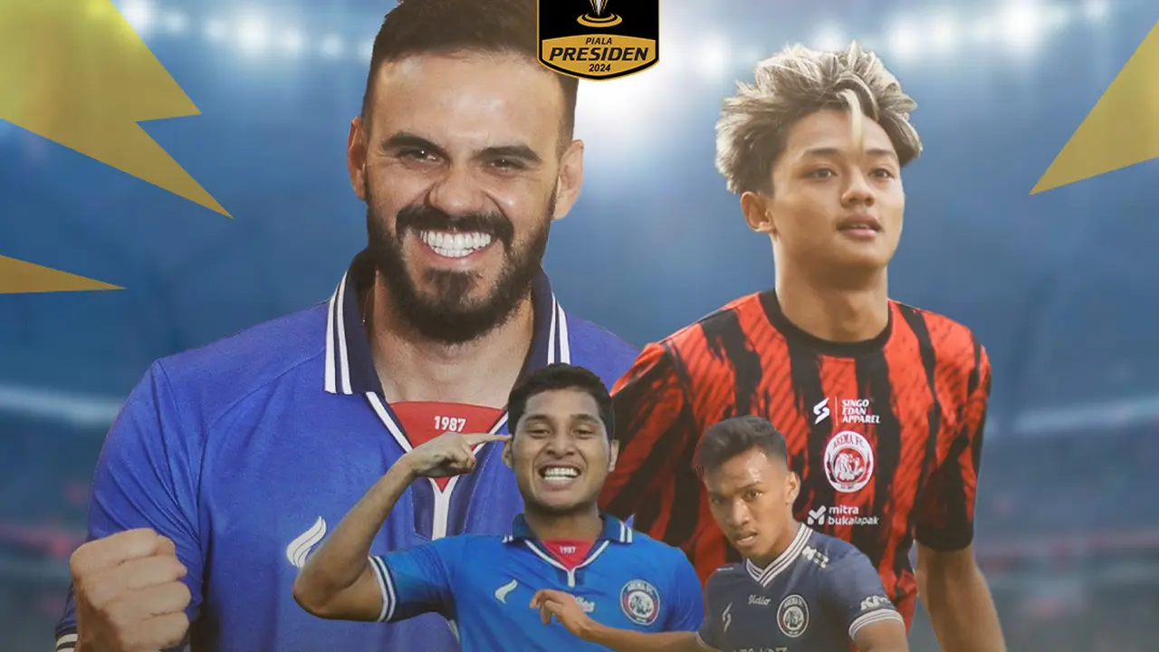 Piala Presiden 2024 - 4 Pemain Kunci Arema FC yang Bakal Menyengsarakan Persija Jakarta