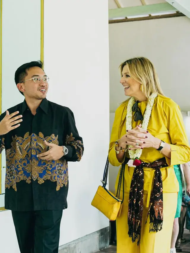 6 Potret Ratu Máxima Kunjungi Mangkunegaran Solo, Disambut Hangat Gusti Bhre