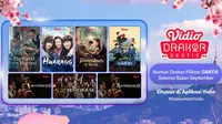 Nonton Drama Korea Gratis selama September di platform streaming Vidio. (Dok. Vidio)