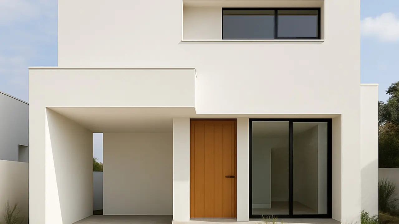Model Rumah Atap Datar (Image by ChatGPT)