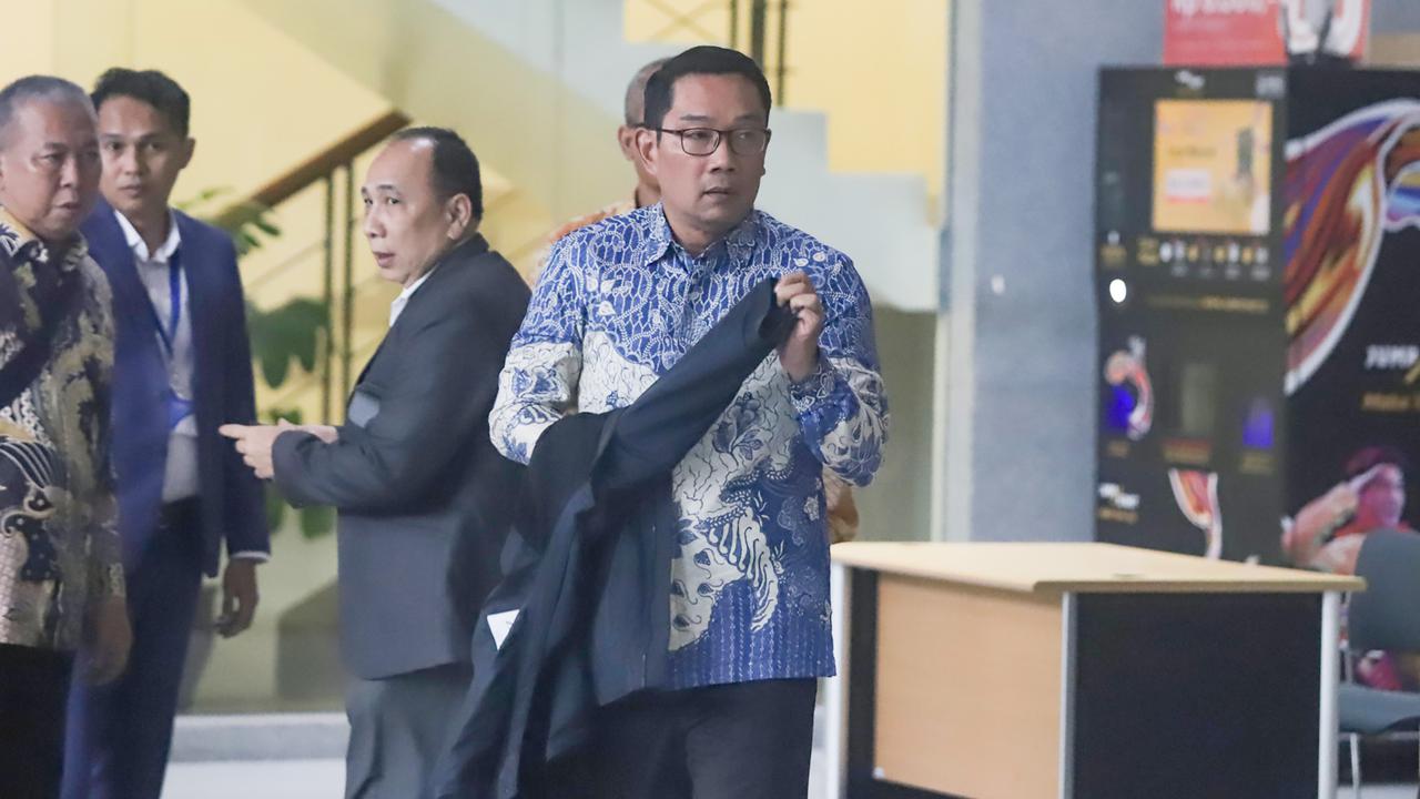Usai Diperiksa Penyidik KPK, Ridwan Kamil Mengaku Lega