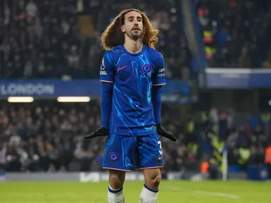 Chelsea meraih kemenangan 3-1 atas Wolverhampton Wanderers pada laga pekan ke-22 Liga Inggris 2024-2025 di Stadion Stamford Bridge, Senin (20/1/2024). (AP Photo/Kin Cheung)