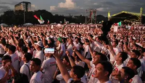 Ribuan Jemaat INC Filipina Protes Penangkapan Senator Pro-Duterte