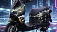 Gambar ini hanyalah ilustrasi dari sebuah produk motor Honda "Hroride" di Vietnam. (Motosaigon.com)