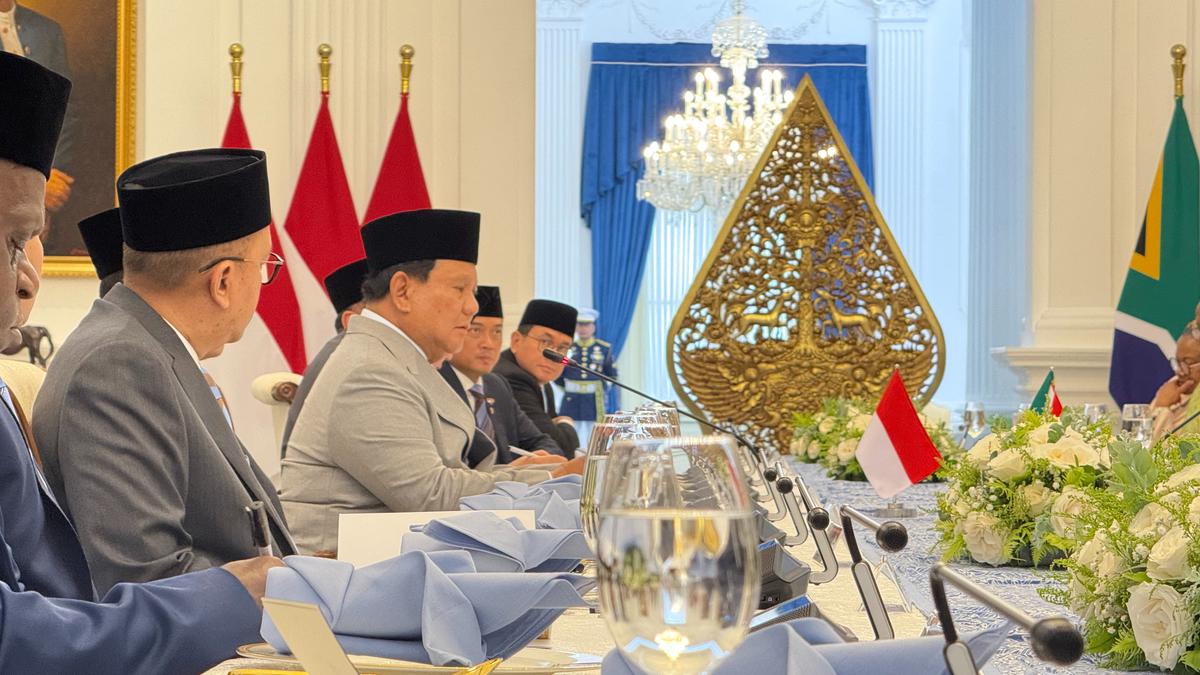 Prabowo bertemu Presiden Afrika Selatan