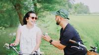 Rachel Amanda saat dilamar kekasih. (Dok: Instagram auroraamanda95)