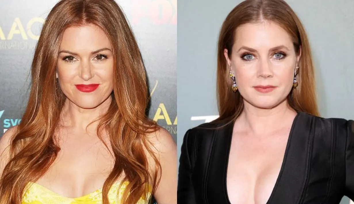 Lady Gaga pernah mengira Isla Fisher adalah Amy Adams. Meski Isla sudah mengatakan perbedaan mereka, namun tetap saja mereka mirip ya! (WENN/FayesVision/AceShowbiz)