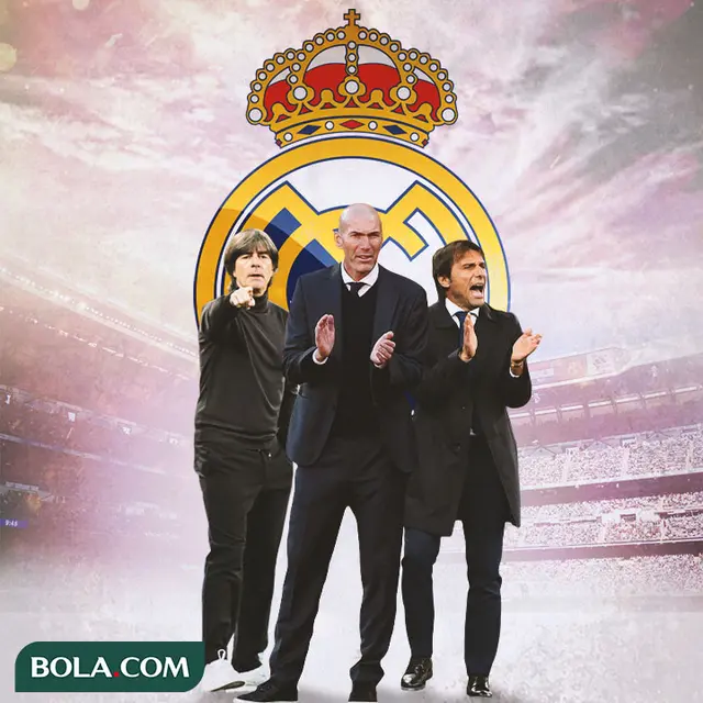 Real Madrid - Joachim Loew, Zinedine Zidane, Antonio Conte