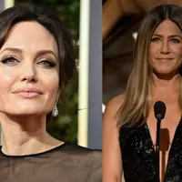 Angelina Jolie dan Jennifer Aniston. (Frazer Harrison / GETTY IMAGES NORTH AMERICA / AFP dan Pinterest)