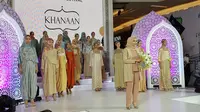Desainer modest wear Khanaan di Ramadhan Fashion Festival 2018 (Liputan6.com/Pool/Ramadhan Fashion Festival)