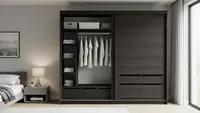 7 Model Lemari Pakaian Pintu Geser dari Papan, Solusi Efisien untuk Ruangan Sempit