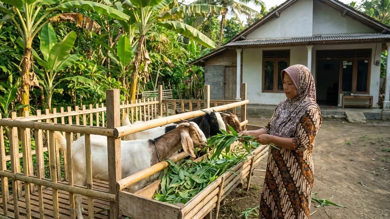 Usaha Ternak Kambing Kecil untuk Ibu Rumah Tangga