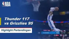 russell Westbrook membuat triple-double dengan 15 poin, 13 rebound, dan 15 assist untuk memimpin Oklahoma City atas Memphis.