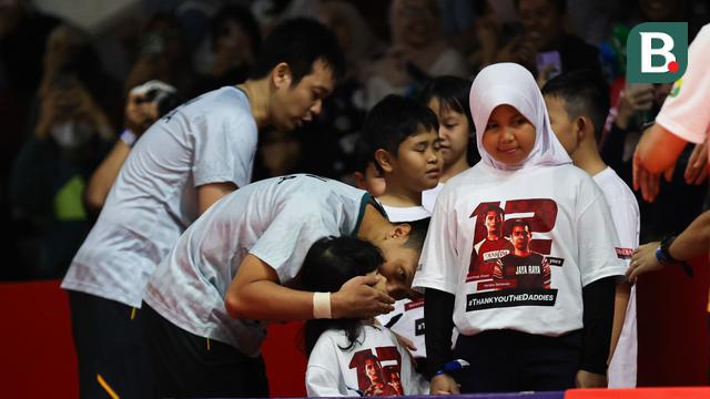 Foto: Momen Hendra Tegarkan Ahsan, Langkah The Daddies Terhenti di 16 Besar Indonesia Masters 2025