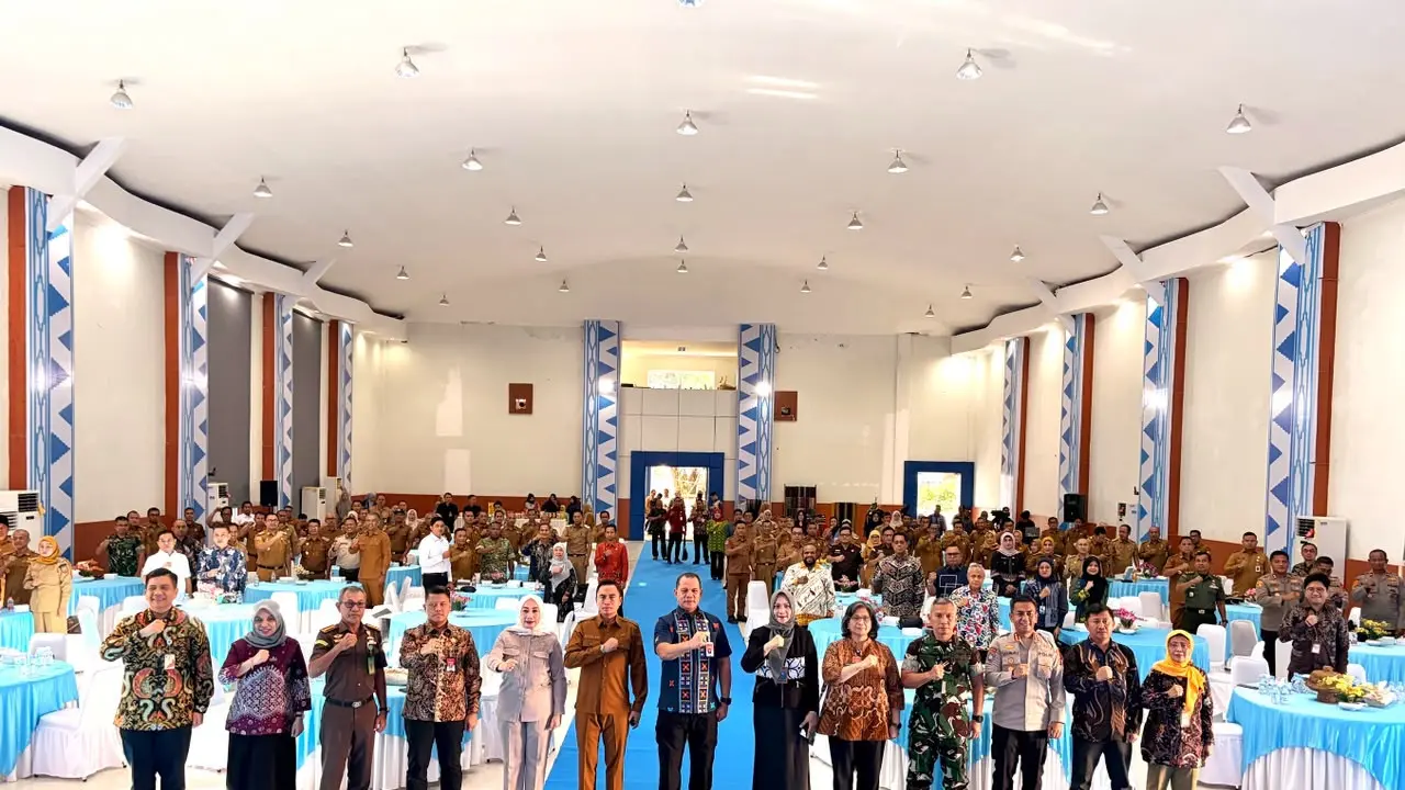 Lokakarya Satuan Tugas Daerah (Satgasda) Koperasi Desa/Kelurahan Merah Putih Wilayah 1, 3, dan 4 di Aula Bahteramas Kantor Gubernur Sulawesi Tenggara, Kendari (Istimewa)