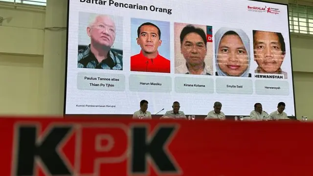 KPK Umumkan Lima Nama DPO