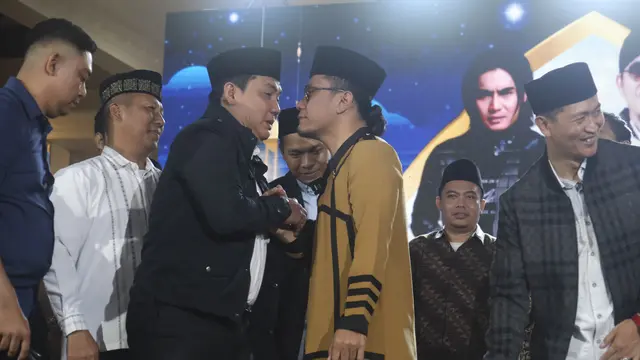 Pendakwah Miftah di Pondok Pesantren Ora Aji, Sleman, Yogyakarta, Sabtu (4/1/2024) (Istimewa)